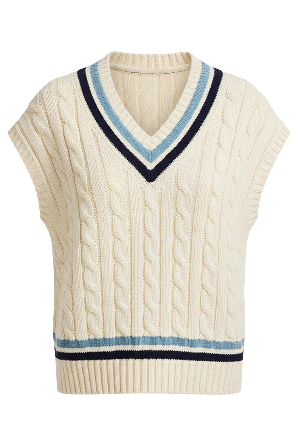 אפודה עם צווארון וי